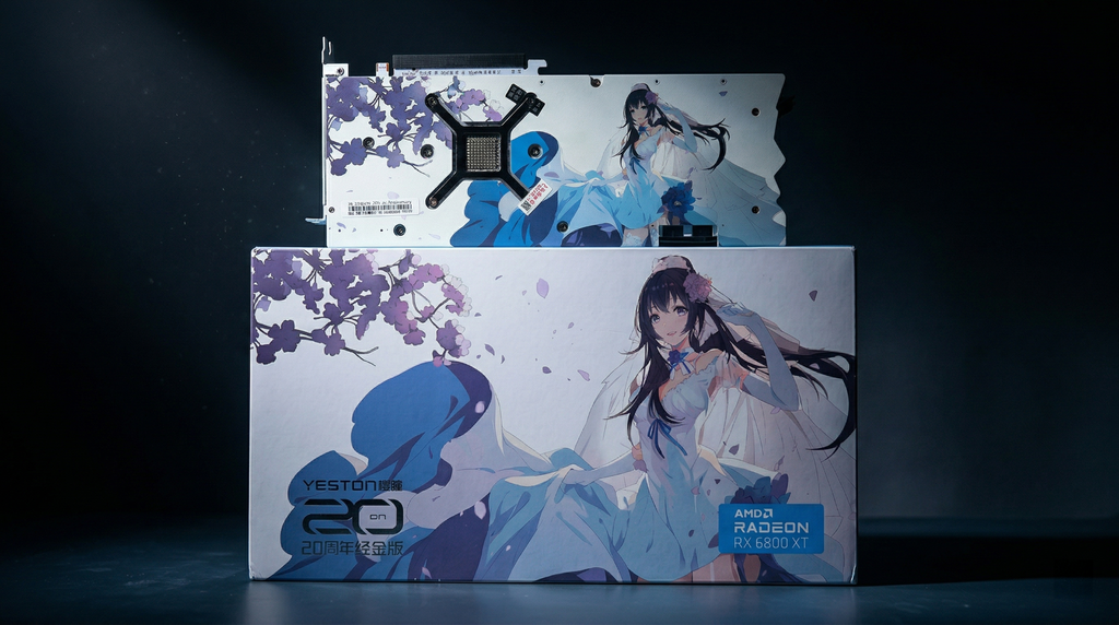 (2ND) VGA AMD RADEON YESTON RX 6800XT 16G SAKURA HITOMI