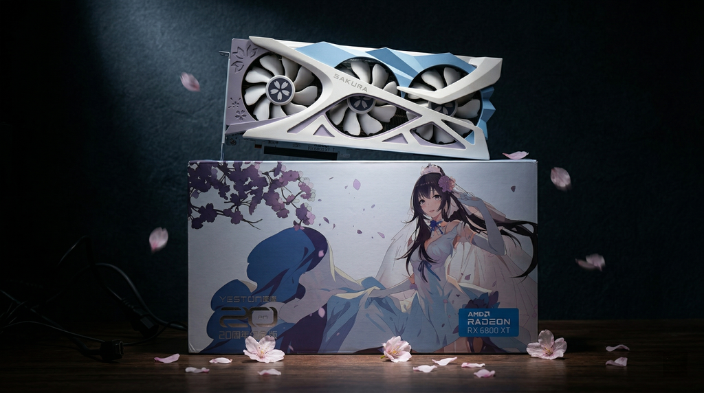 (2ND) VGA AMD RADEON YESTON RX 6800XT 16G SAKURA HITOMI