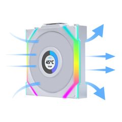 FAN LIAN LI UNI FAN SL WIRELESS LCD 120 WHITE (GIÓ THUẬN)