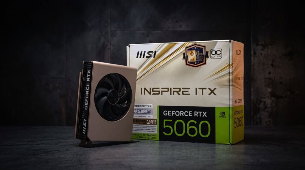 (2ND) VGA RTX 5060 8G MSI INSPIRE ITX OC GDDR7