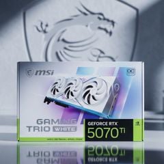 (NEW) VGA MSI RTX 5070Ti 16G GAMING TRIO OC WHITE