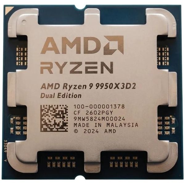CPU AMD RYZEN 9 9950X3D2 5.6GHz 16 Cores 32 Threads TRAY