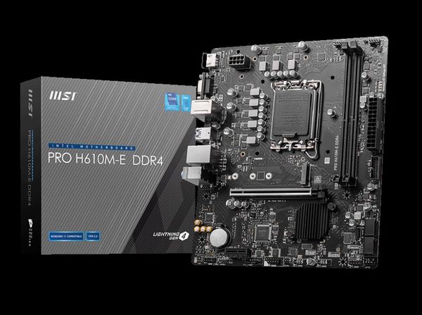 MAINBOARD MSI PRO H610M-E DDR4 NEW