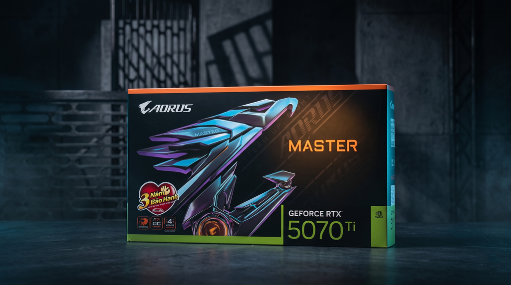 (NEW) GIGABYTE RTX 5070Ti 16G AORUS MASTER GDDR7