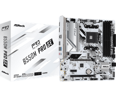 MAINBOARD ASROCK B550M PRO SE AM4 DDR4 NEW