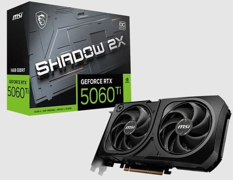 (NEW) VGA MSI RTX 5060Ti 16G SHADOW 2X OC PLUS GDDR7