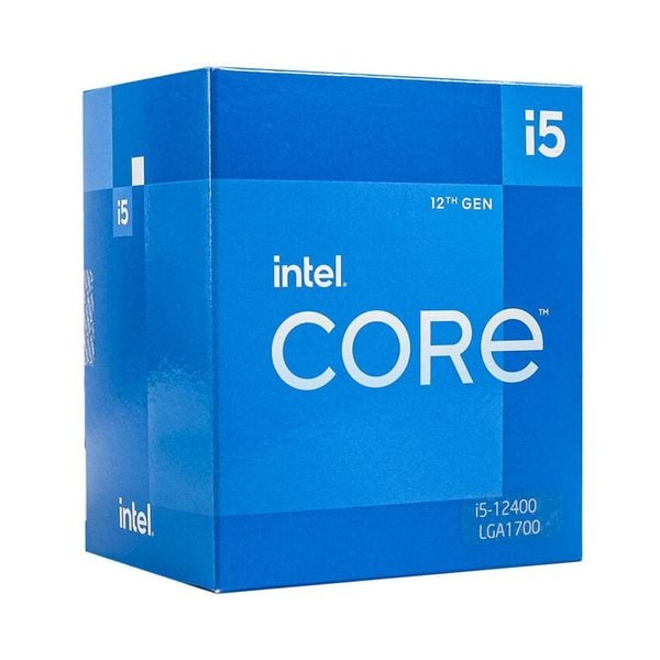 CPU INTEL CORE i5 12400 4.4GHz, 6 Cores 12 Threads BOX Chính Hãng NEW