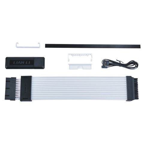 DÂY NGUỒN NỐI DÀI LIAN LI STRIMER WIRELESS 24-PIN ARGB - KÈM HUB USB