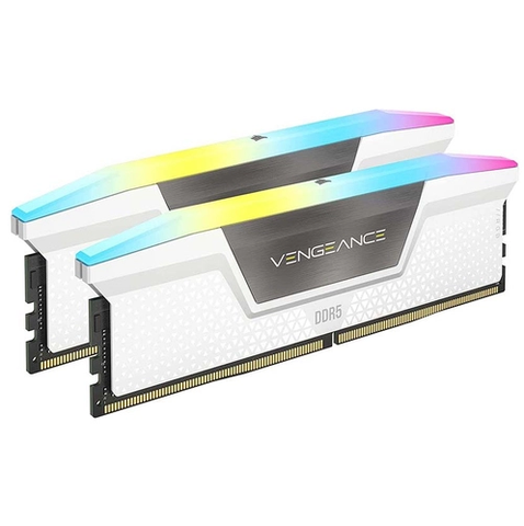RAM 32GB 5200MHz (16X2) CORSAIR VENGEANCE RGB WHITE DDR5