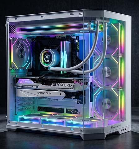 Cấu hình i5 14400f/ B760M wifi/ 32G RAM/ NVME 512G/ 750W/ 4060Ti