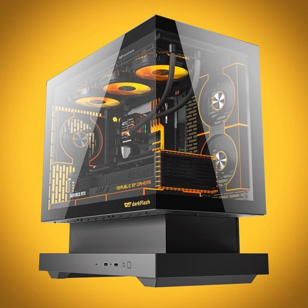 CASE DARKFLASH ART ULTRA F1 (BLACK) - CHƯA KÈM FAN