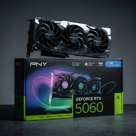 (NEW) PNY GeForce RTX 5060 8G ARGB EPIC-X RGB OC Triple Fan