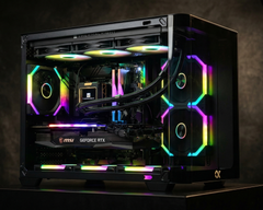 CASE XIGMATEK ALPHA PANO M KÍNH CONG (CHƯA KÈM FAN)