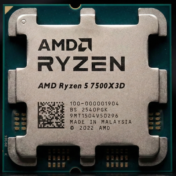 CPU RYZEN 5 7500X3D 4.5GHz 6 Cores 12 Threads 102MB TRAY NEW