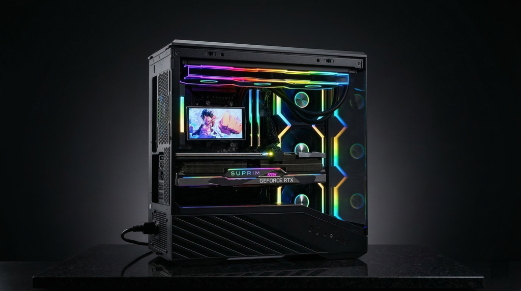 CASE LIAN LI V100 VECTOR MINI BLACK (CHƯA KÈM FAN)