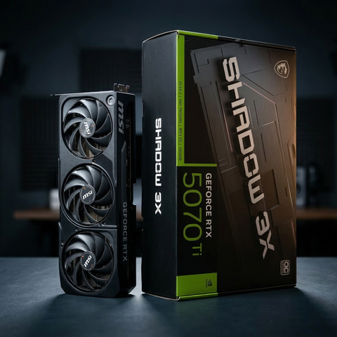 (11-2028) VGA MSI GeForce RTX 5070Ti 16G SHADOW OC EDITION GDDR7