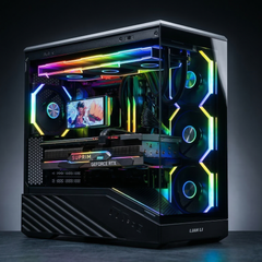 CASE LIAN LI V100 VECTOR MINI BLACK (CHƯA KÈM FAN)