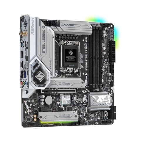 MAINBOARD ASROCK B760M STEEL LEGEND WIFI 6E DDR5 NEW