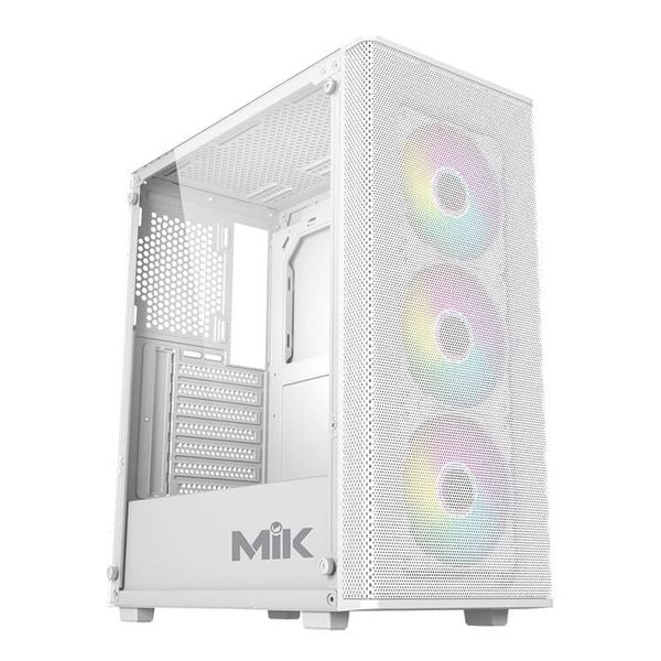 CASE MIK AION 3FA WHITE (3 FAN RGB) NEW