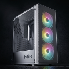 CASE MIK AION 3FA WHITE (3 FAN RGB) NEW