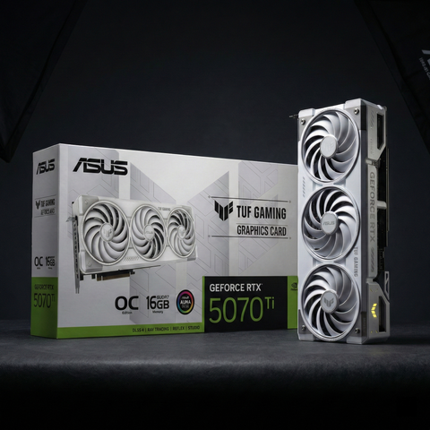 (07-2029) VGA ASUS TUF Gaming RTX 5070Ti 16G White OC Edition