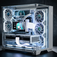 CASE LIAN LI O11 VISION COMPACT - WHITE (CHƯA KÈM FAN)