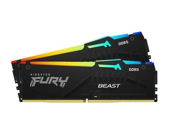 (01-2028) RAM 32G 5600MHz (16X2) KINGSTON FURY BEAST RGB