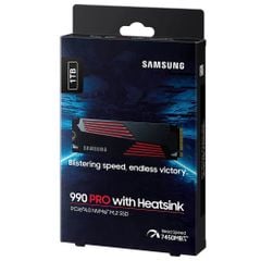 SSD 1TB SAMSUNG 990 PRO (Heatsink) 7450MB/s DRAM Gen 4