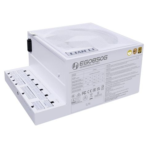 NGUỒN 850W LIAN LI EDGE EG850G PCIE 5.1 80PLUS GOLD MODULAR - WHITE NEW