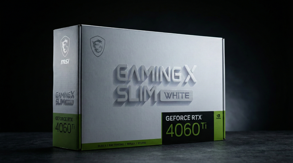 (NEW) VGA MSI RTX 4060Ti GAMING X SLIM WHITE 8G