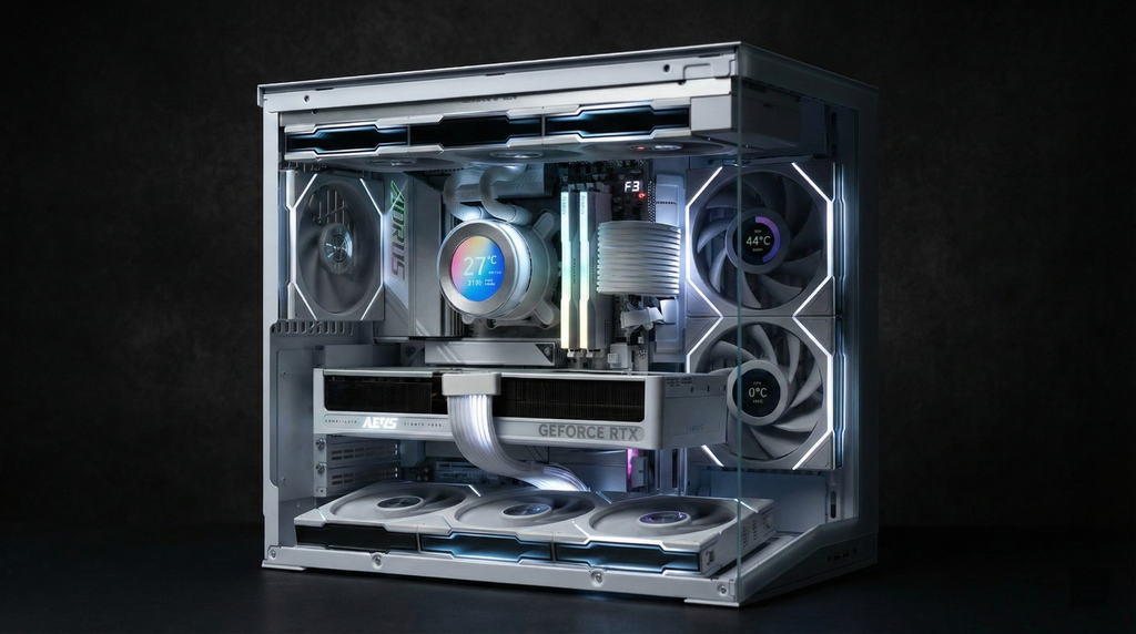 Case Lian Li O11 Dynamic Mini V2 White NEW