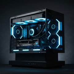 CASE DARKFLASH ART ULTRA F1 (BLACK) - CHƯA KÈM FAN