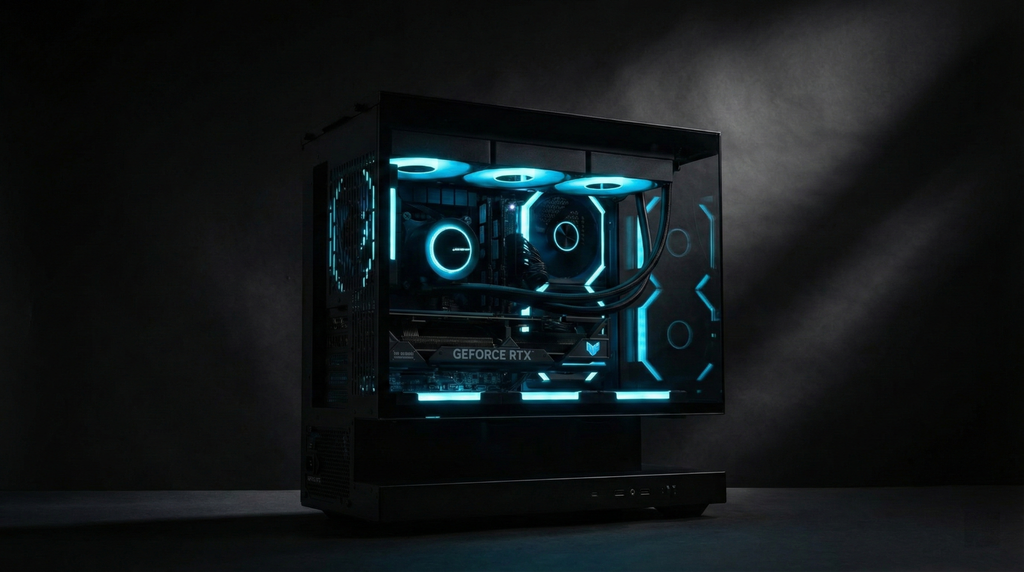 CASE DARKFLASH ART ULTRA F1 (BLACK) - CHƯA KÈM FAN