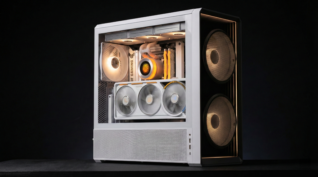 CASE Lian Li Lancool 217 INF - WHITE NEW