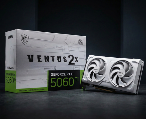 (NEW) VGA RTX 5060Ti 16GB MSI VENTUS 2X OC WHITE PLUS GDDR7