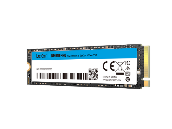 SSD 500GB LEXAR NM610 PRO 3300MB/s PCIe 3X4 NEW