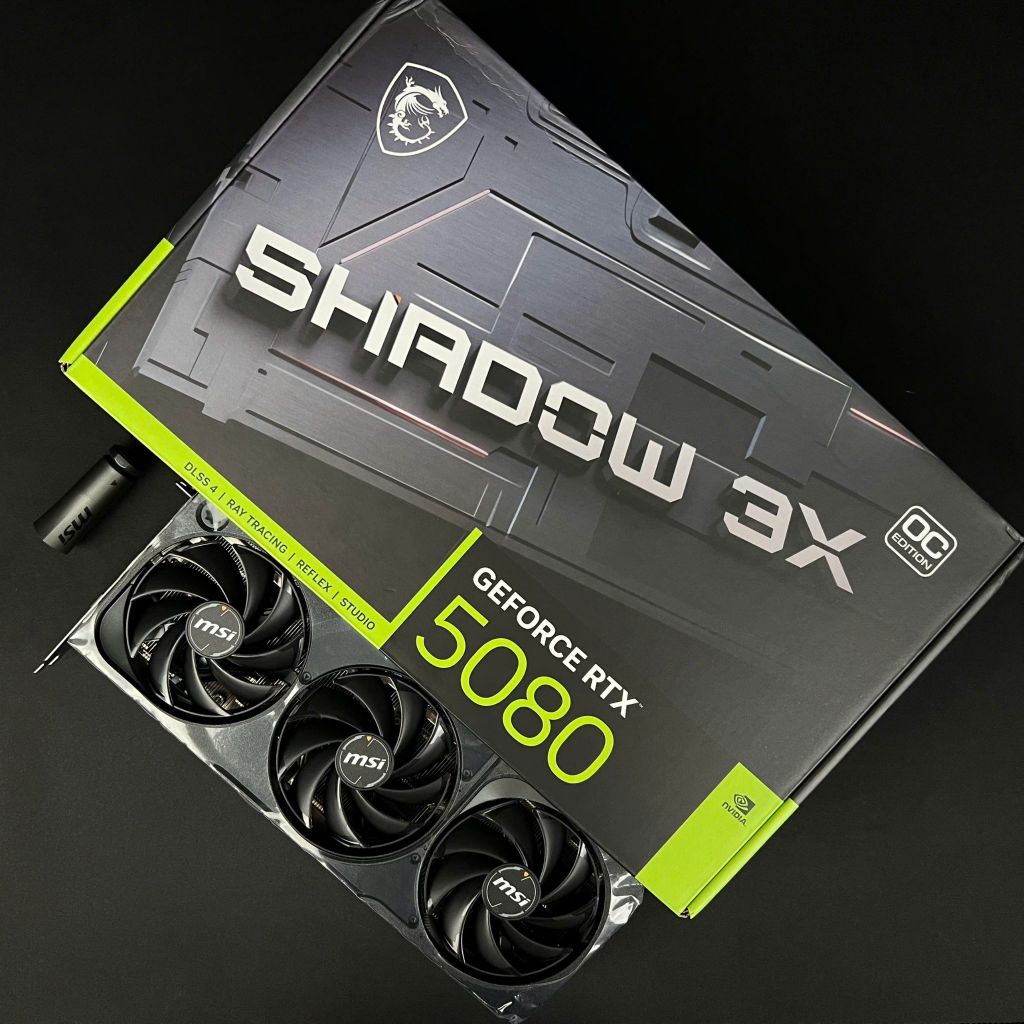 (NEW) MSI GeForce RTX 5080 16G SHADOW 3X OC GDDR7