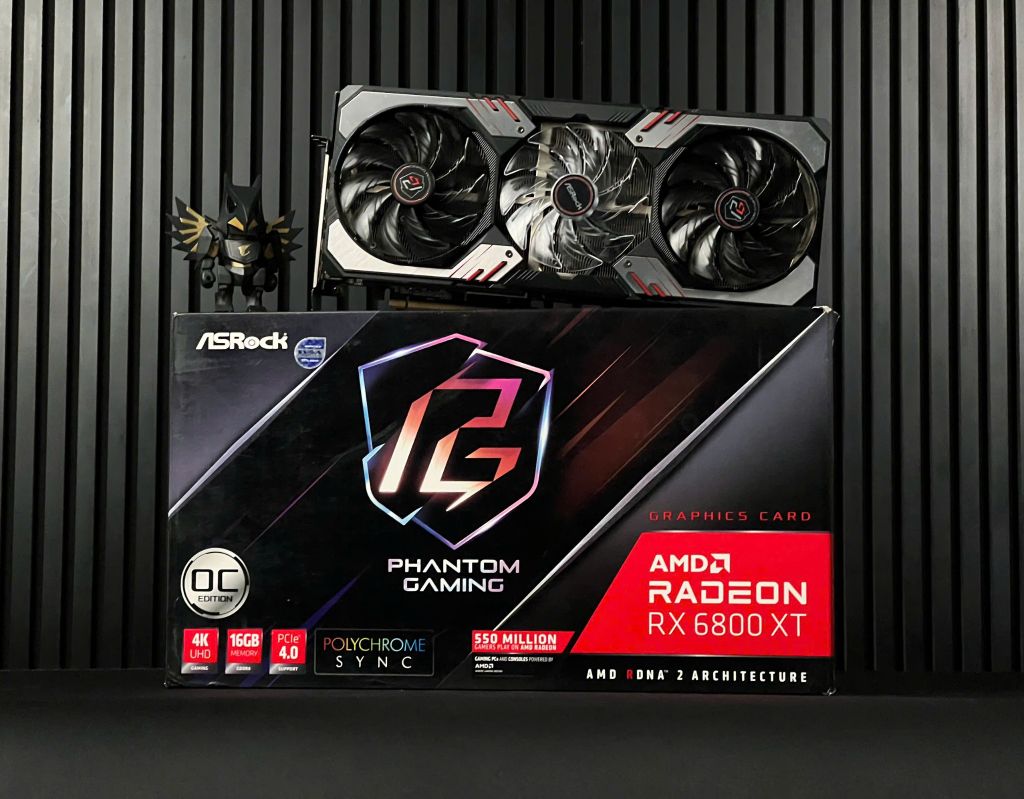 (2ND) ASROCK RX 6800XT 16G PHANTOM GAMING D OC EDITION
