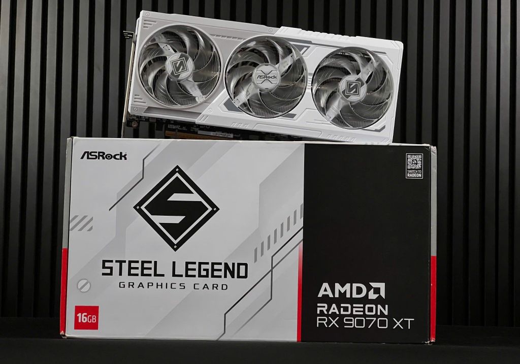 (NEW) ASROCK RADEON RX 9070XT 16GB STEEL LEGEND