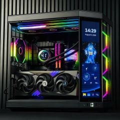 CASE HYTE Y70 TOUCH INFINITE + RISER PCIE 4.0 BLACK