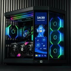 CASE HYTE Y70 TOUCH INFINITE + RISER PCIE 4.0 BLACK