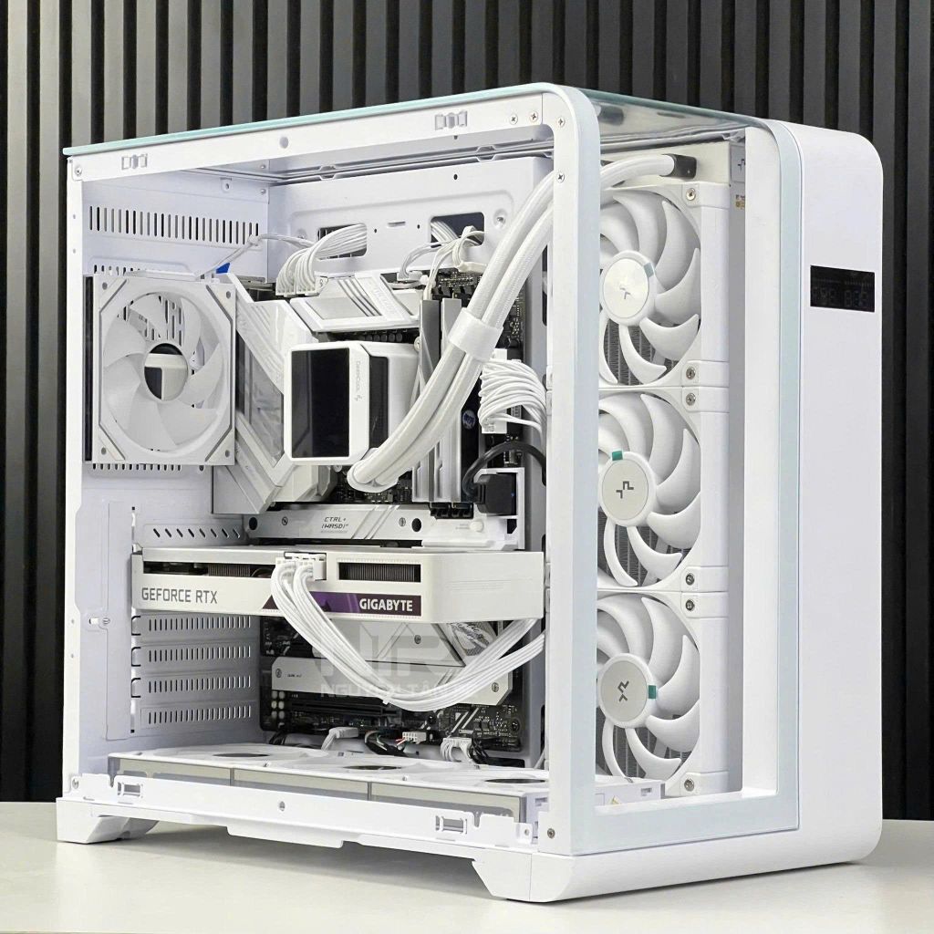 CASE DARKFLASH L280 ATX WHITE (CHƯA KÈM FAN)