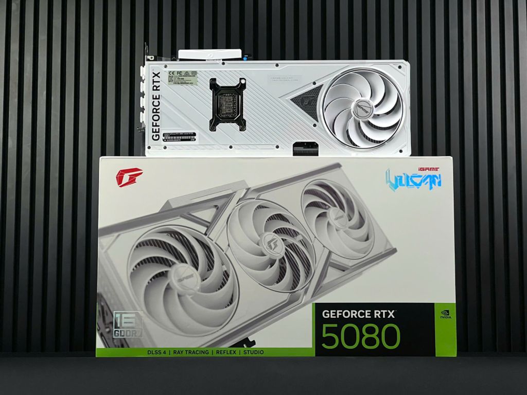 (NEW) VGA COLORFUL IGAME RTX 5080 16G VULCAN WHITE OC GDDR7