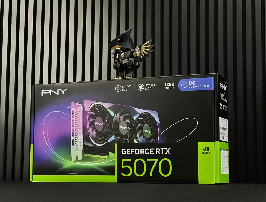 (NEW) VGA PNY GeForce RTX 5070 12G EPIC-X RGB OC GDDR7