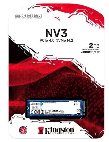 SSD 2TB KINGSTON NV3 NVME PICE GEN 4 NEW