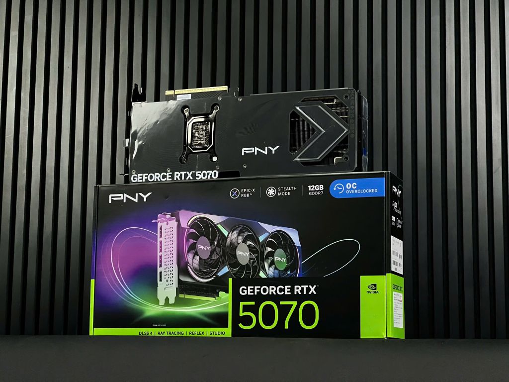 (NEW) VGA PNY GeForce RTX 5070 12G EPIC-X RGB OC GDDR7