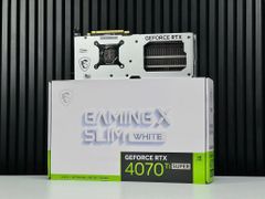 (2ND) VGA MSI GeForce RTX 4070Ti SUPER 16GB GAMING SLIM WHITE