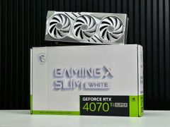 (2ND) VGA MSI GeForce RTX 4070Ti SUPER 16GB GAMING SLIM WHITE