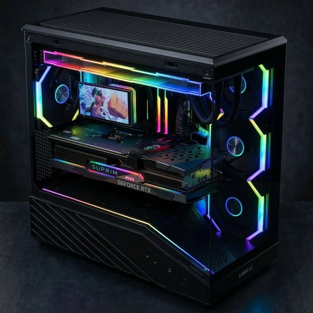 CASE LIAN LI V100 VECTOR MINI BLACK (CHƯA KÈM FAN)