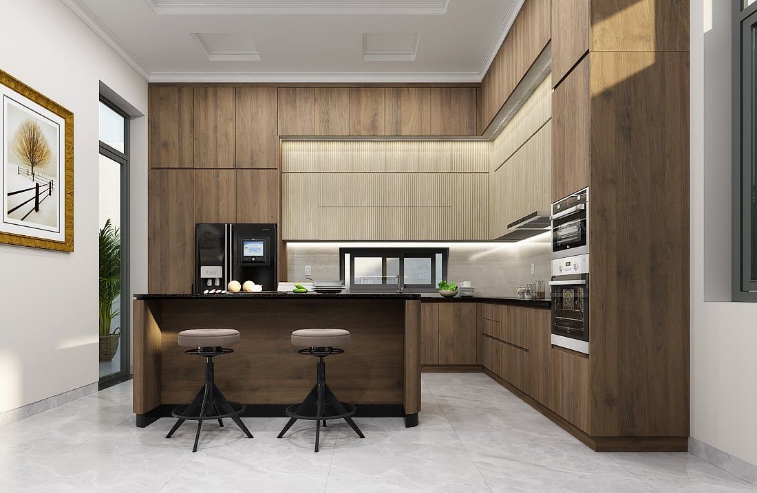 TỦ BẾP HIỆN ĐẠI H20